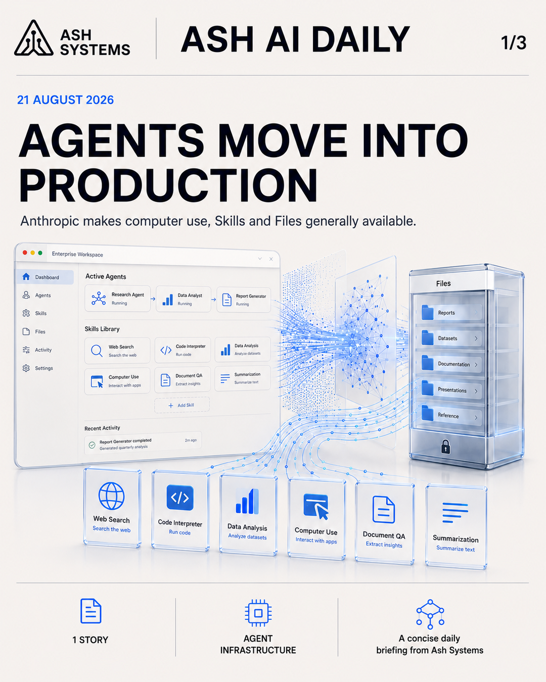 Ash AI Daily cover for Agents move into production