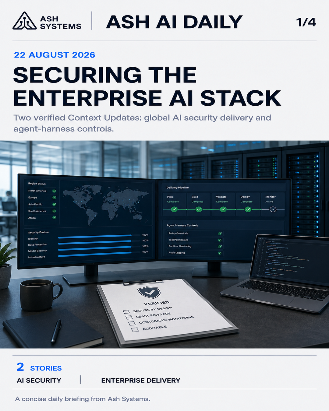 Ash AI Daily cover for Securing the enterprise AI stack