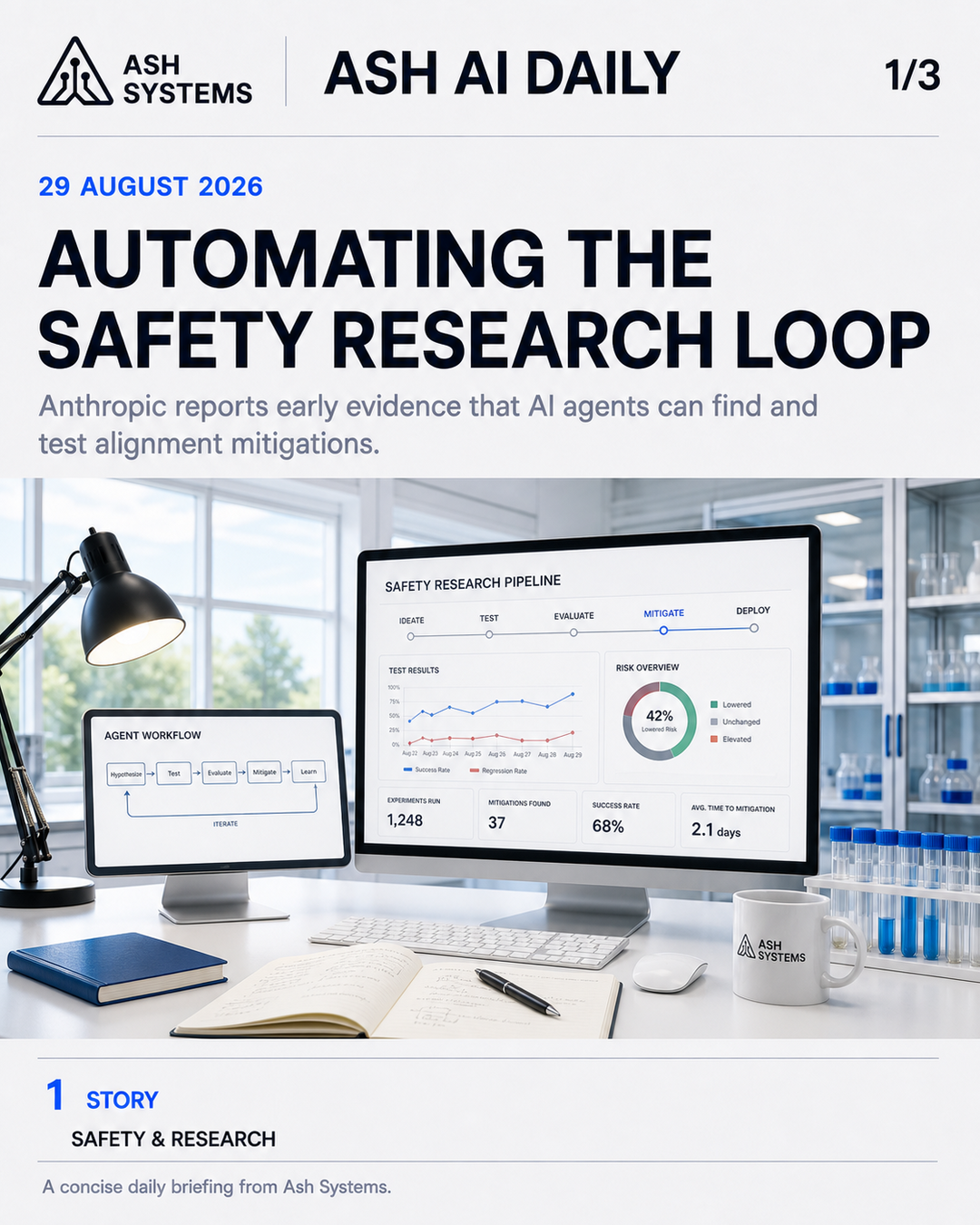 Ash AI Daily cover for Ash AI Daily — Automating the safety research loop