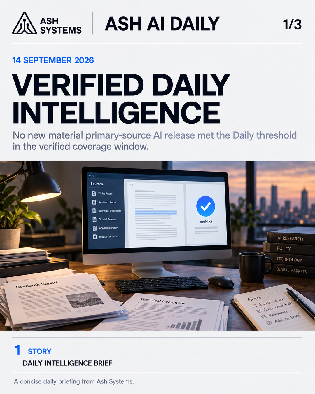 Ash AI Daily cover for Ash AI Daily — 14 September 2026